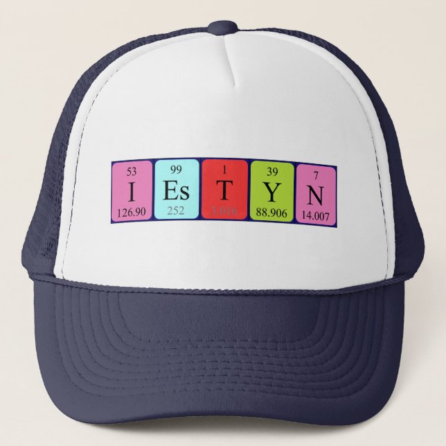 Iestyn periodic table name hat (Front)