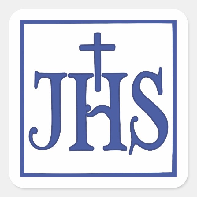 Iesus Hominum Salvator Square Sticker (Front)