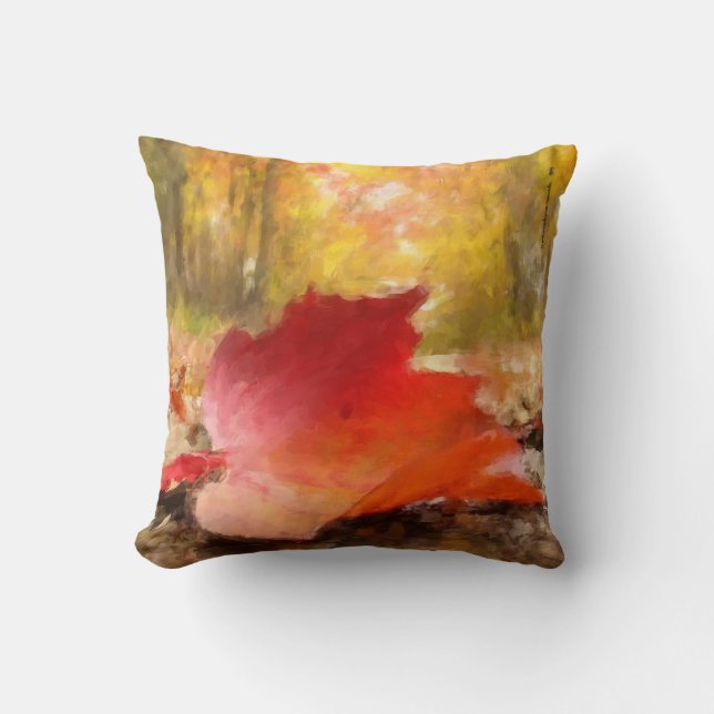 If a Leaf Falls in a Forest... Cushion (Front)