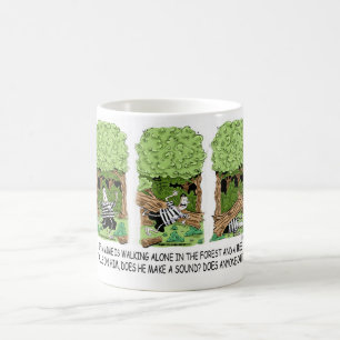 If a tree falls on a mime ... coffee mug