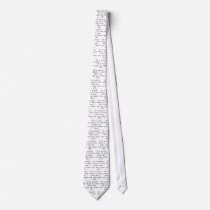 "If a writer falls in love with you..." products Tie