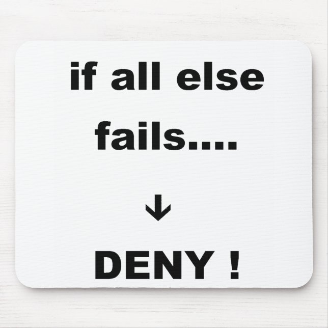 if all else fails mouse mat (Front)