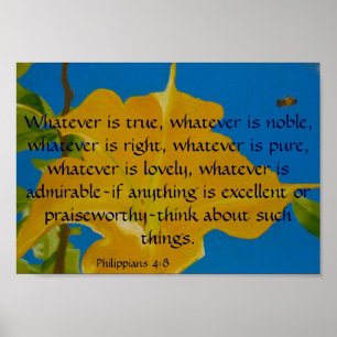 If Anything is Excellent or Praiseworthy Poster