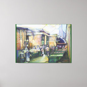 If Art Denies Form, Then Grace Will Furnish It Canvas Print