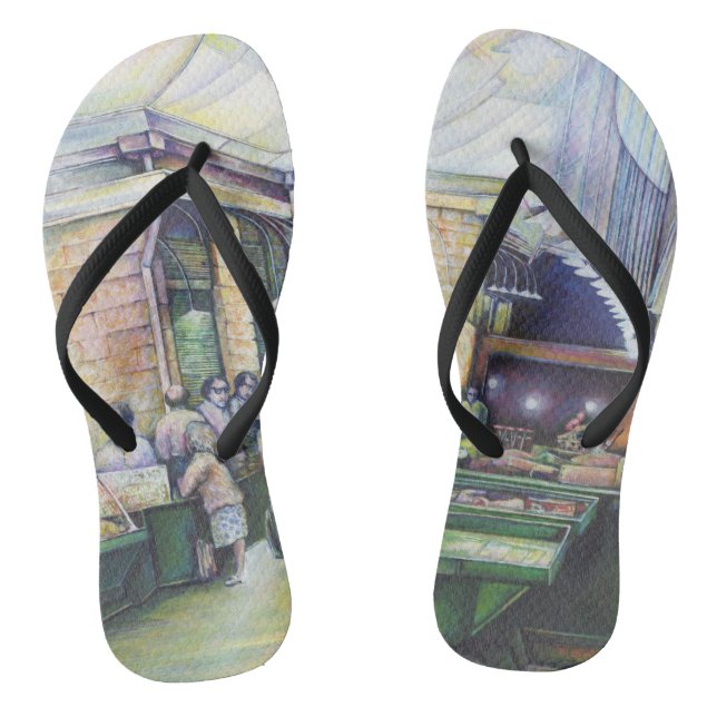 If Art Denies Form, Then Grace Will Furnish It Flip Flops (Footbed)