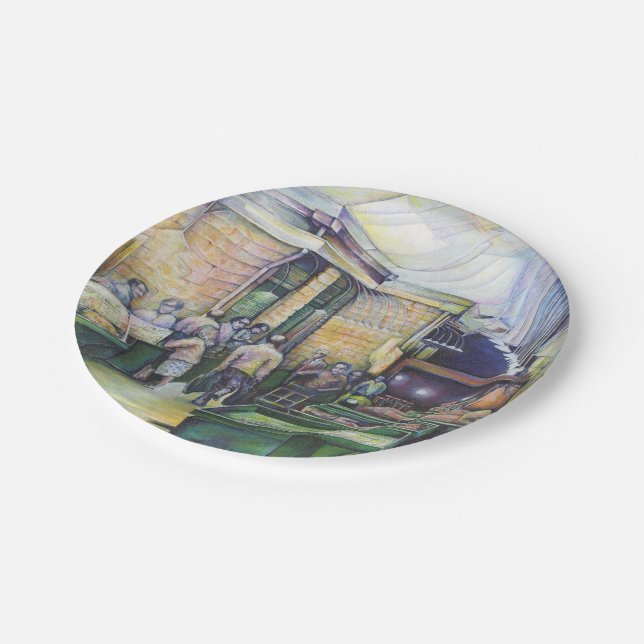 If Art Denies Form, Then Grace Will Furnish It Paper Plate (Angled)