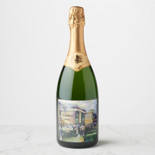 If Art Denies Form, Then Grace Will Furnish It Sparkling Wine Label