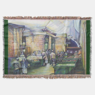 If Art Denies Form, Then Grace Will Furnish It Throw Blanket