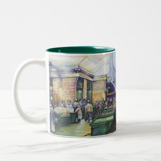 If Art Denies Form, Then Grace Will Furnish It Two-Tone Coffee Mug (Left)