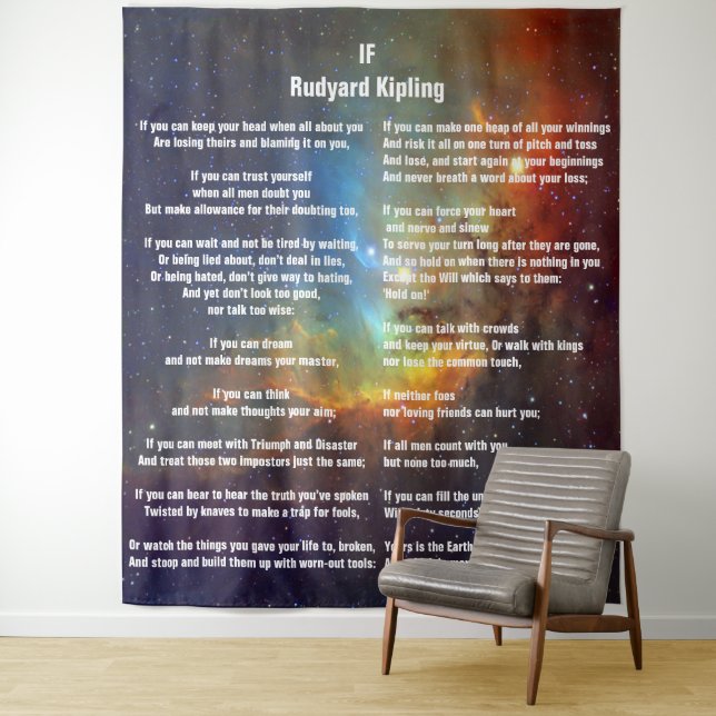 If by Rudyard Kipling Tapestry (In Situ)
