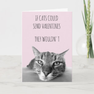 If Cats Could Send Valentines Card