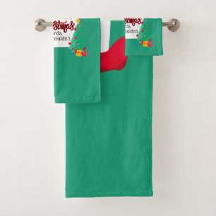 If Cats Would Send Christmas Cards, They Wouldn't Bath Towel Set