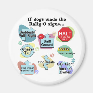 If Dogs Made Rally Signs Magnet