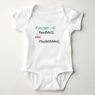 if...else baby bodysuit