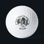 If Found Please Hit Better Than Custom Photo, Name Golf Balls<br><div class="desc">It is a unique gift for a golfer on Father’s Day,  Grandpa's birthday,  wedding party,  golf outing,  or retirement party. Funny golf balls,  If Found,  Please Hit Better Than Personalised Name & Photo Did,  sarcasm and funny customised golf balls,  jokes and funny quotes,  funny golf ball sayings</div>