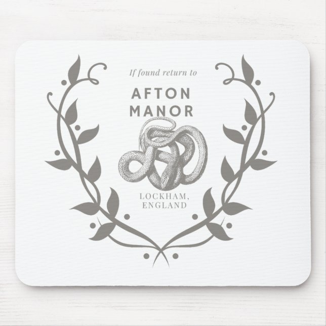 If Found return to Afton Manor Mouse Mat (Front)