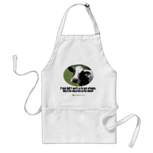 If God didn't want us to eat animals.... Standard Apron