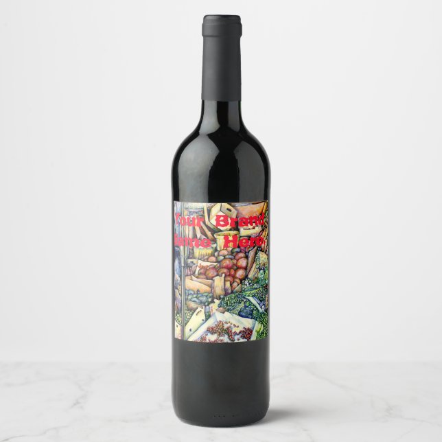 If God had made it any Better, She would have Kept Wine Label (Front)