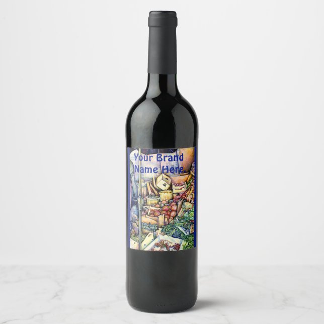 If God had made it any Better, She would have Kept Wine Label (Front)