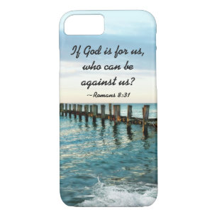 If God is for us who can be against us Romans 8:31 iPhone 8/7 Case