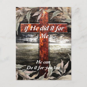 If He Did it For Me  Postcard