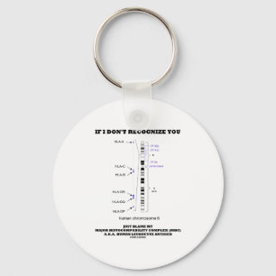 If I Don't Recognise You Just Blame My MHC Biology Key Ring
