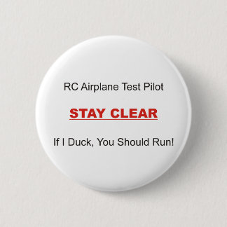 If I Duck Run 6 Cm Round Badge