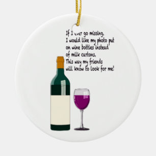 If I Ever Go Missing Ceramic Tree Decoration