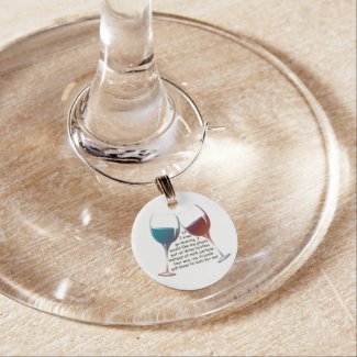 If I ever go missing, fun wine charm