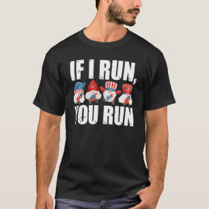 If I Run You Run Fireworks Director Usa T-Shirt
