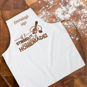 If I Stirred It Consider It Homemade Personalised Apron