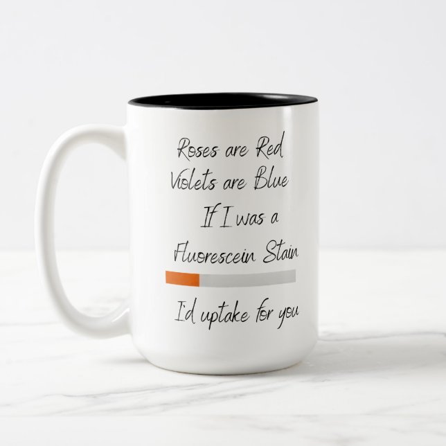 If I was a Fluorescein Stain  Two-Tone Coffee Mug (Left)