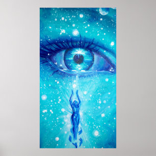 If I was a teardrop on your face painting Poster