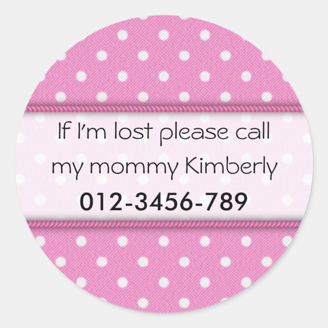 If I'm Lost Stickers (Front)