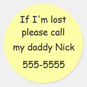 IF I'M LOST... stickers