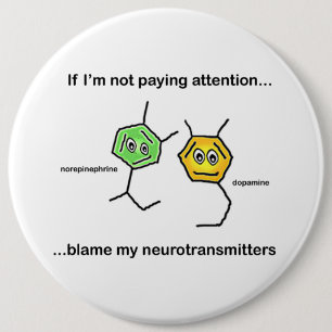 If I'm not paying attention... 6 Cm Round Badge