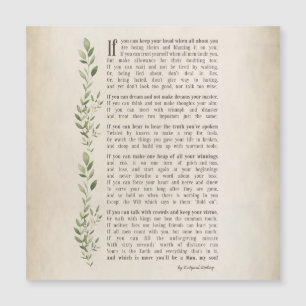 IF, Inspired poem of Rudyard Kipling