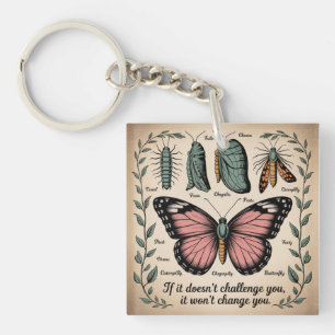 If It Doesn't Challenge You, It Won't Change You Key Ring