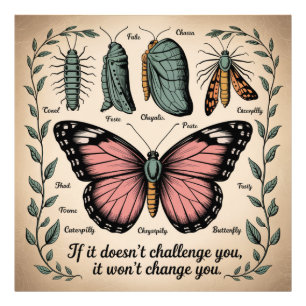 If It Doesn't Challenge You, It Won't Change You Photo Print