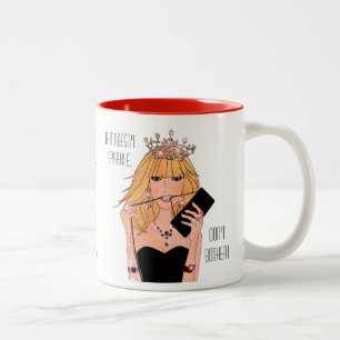 If It Doesn't Sparkle - Don't Bother!" Two-Tone Co Coffee Mug