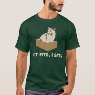 If It Fits, I Sits Cat T-Shirt