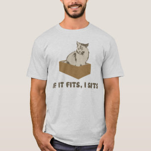 If It Fits, I Sits Cat T-Shirt