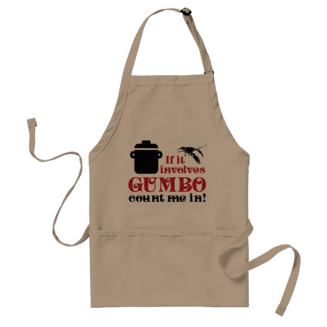 If It Involves Gumbo Apron (Front)