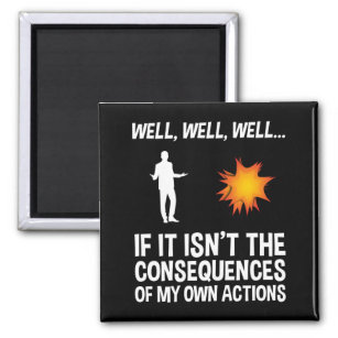 If It Isn't The Consequences Of My Own Actions Magnet