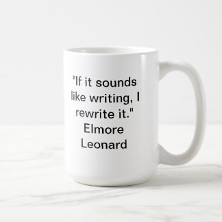 If it sounds like writing mug