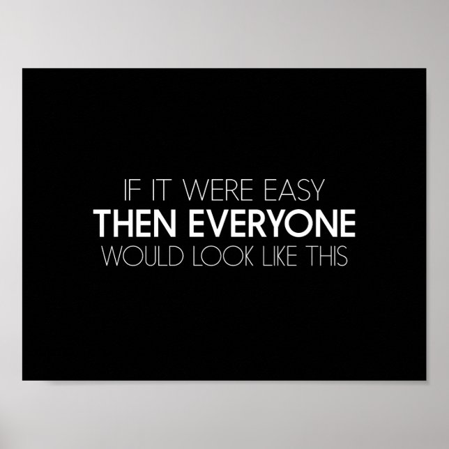If It Were Easy Poster (Front)