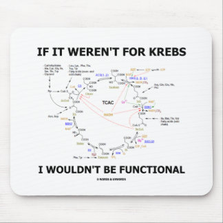 If It Weren't For Krebs I Wouldn't Be Functional Mouse Mat