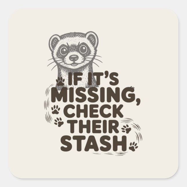 If its missing, check their stash square sticker (Front)