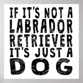 If It's Not A Labrador Retriever Poster