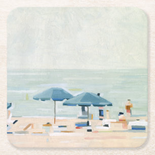 If It's the Beaches Square Paper Coaster